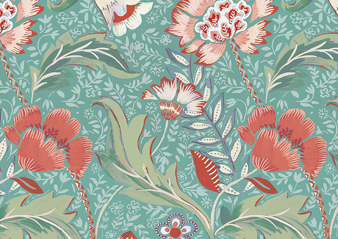 Folklore, Azure - Roller Blind - Image 6